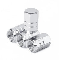 Tampa de Válvula de Pneu Em Aluminio.