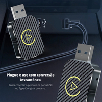 Adaptador Bluetooth AppleCarPlay/AndroidAuto
