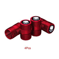 Tampa de Válvula de Pneu Com Caveira