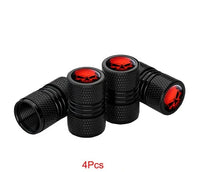 Tampa de Válvula de Pneu Com Caveira