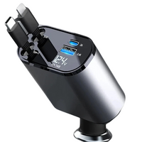 Carregador Usb Turbo Retrátil