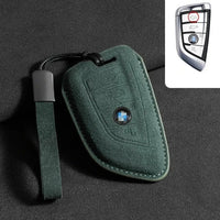 Capa de Chave de Camurça Bmw