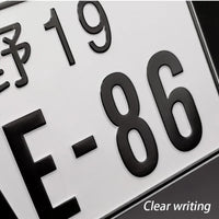 Placa de Carro Decorativa Jdm